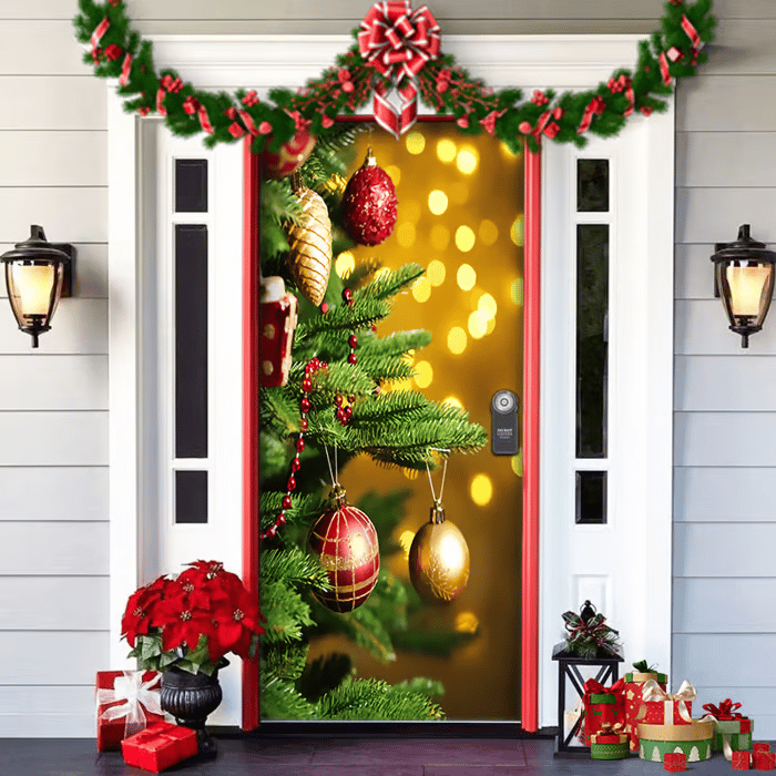 🌟🌟2025 Christmas and Halloween front door decoration