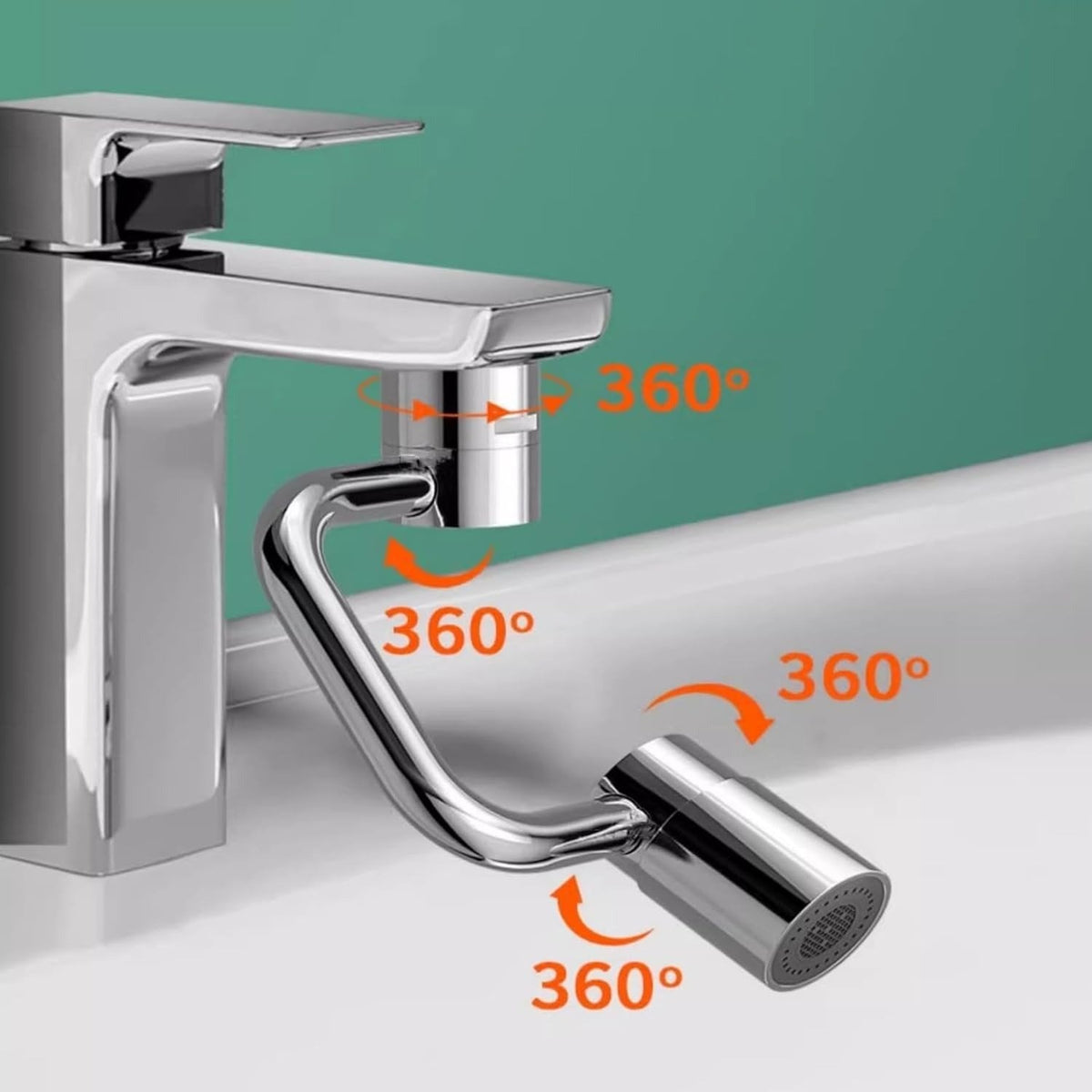 Upgrade Your Sink Experience with the 360° Rotating U Shaped Faucet Extender 🚰
