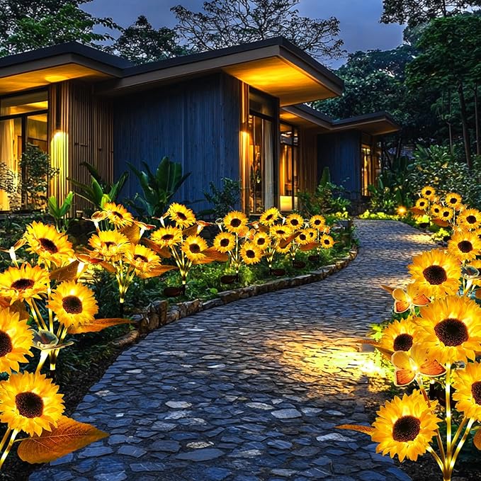 🌞Solar LED Sunflower Garden Lights