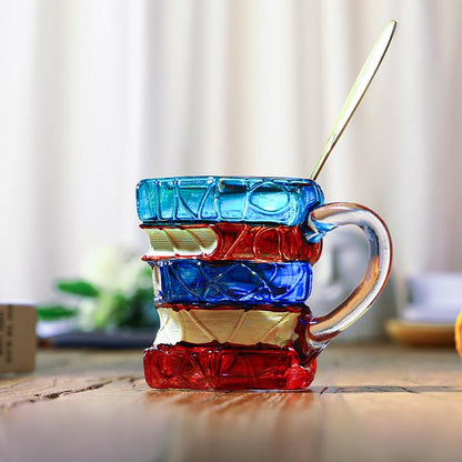 Ceramic Innovative 3D Painting Book Mug