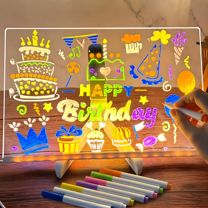 DoodleGlow LED Drawing Board