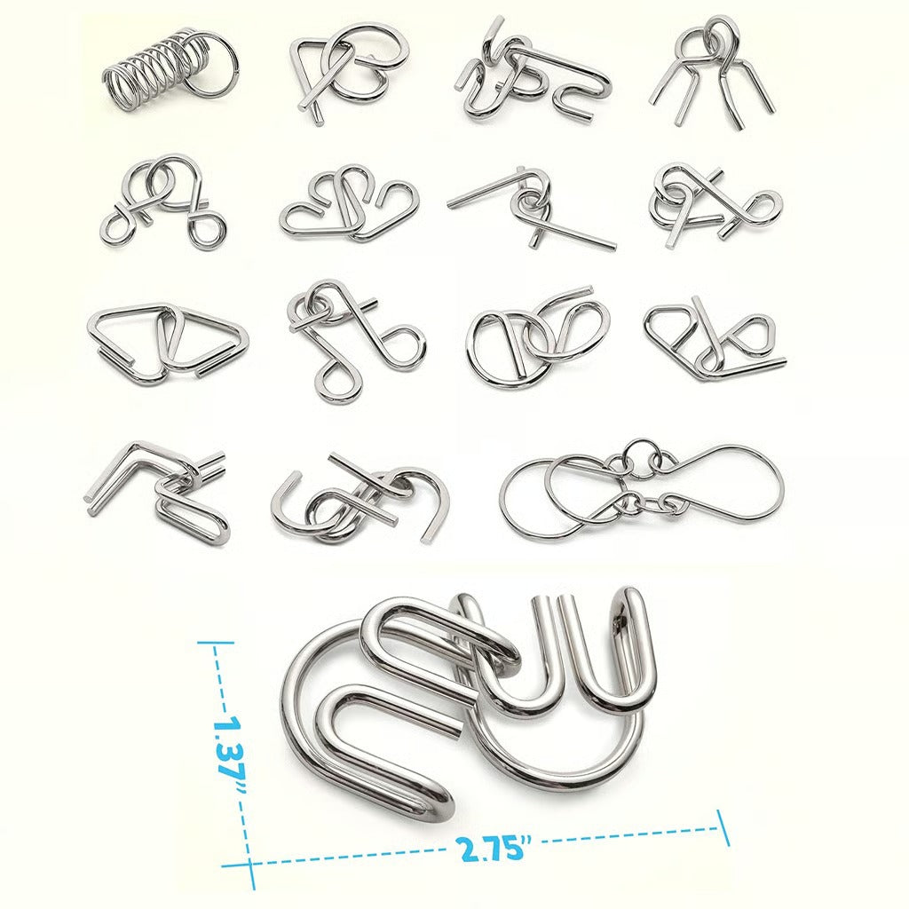 Metal Montessori Puzzle Solving
