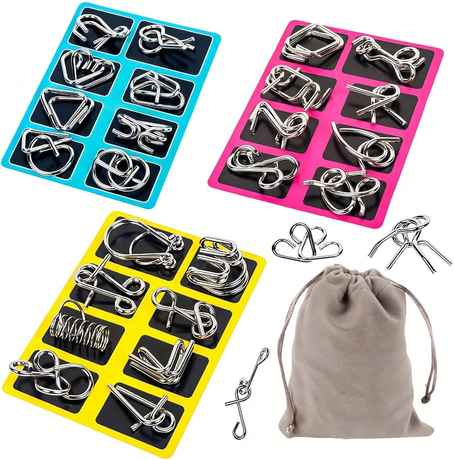 Metal Montessori Puzzle Solving