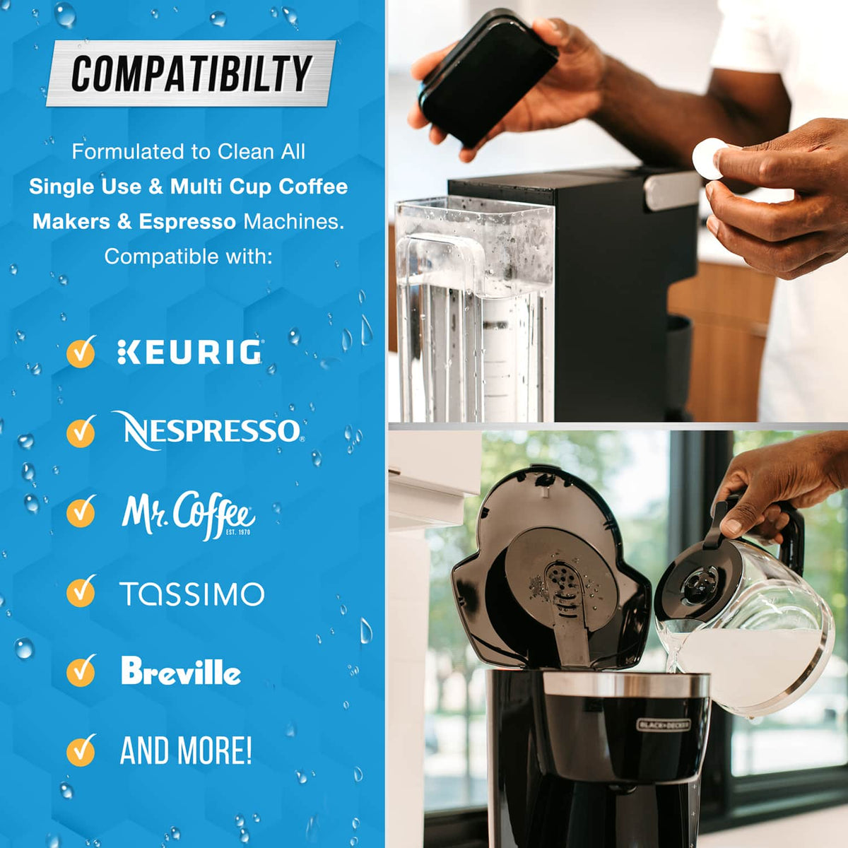 Coffee Maker Cleaner Tablets
