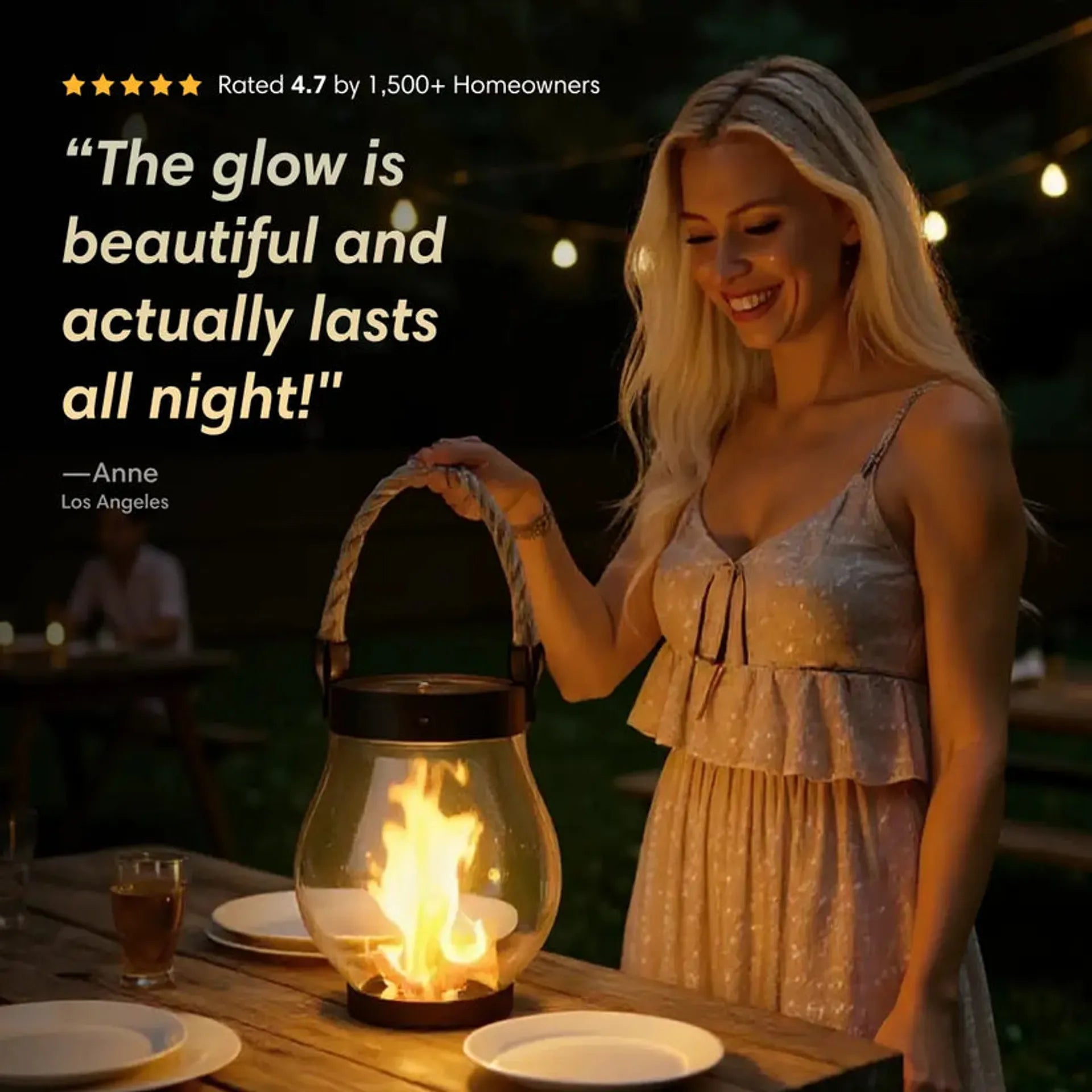 Solar Lantern Outdoor Lights