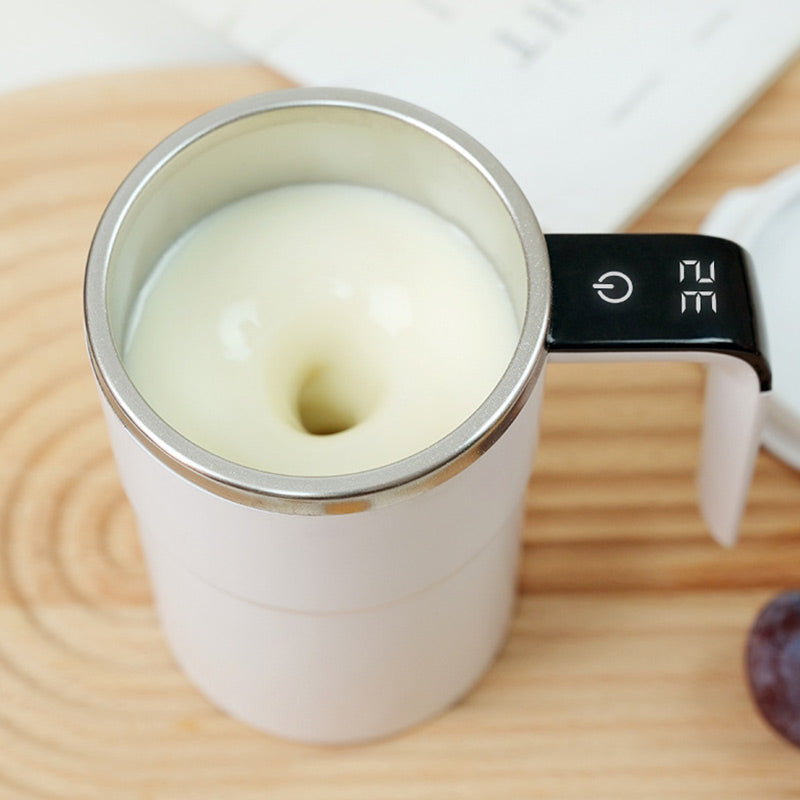 ☕ Rechargeable Automatic Magnetic Stirring Coffee Mug Set