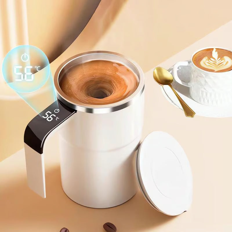 ☕ Rechargeable Automatic Magnetic Stirring Coffee Mug Set
