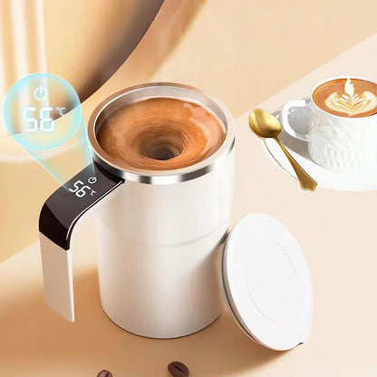 ☕ Rechargeable Automatic Magnetic Stirring Coffee Mug Set