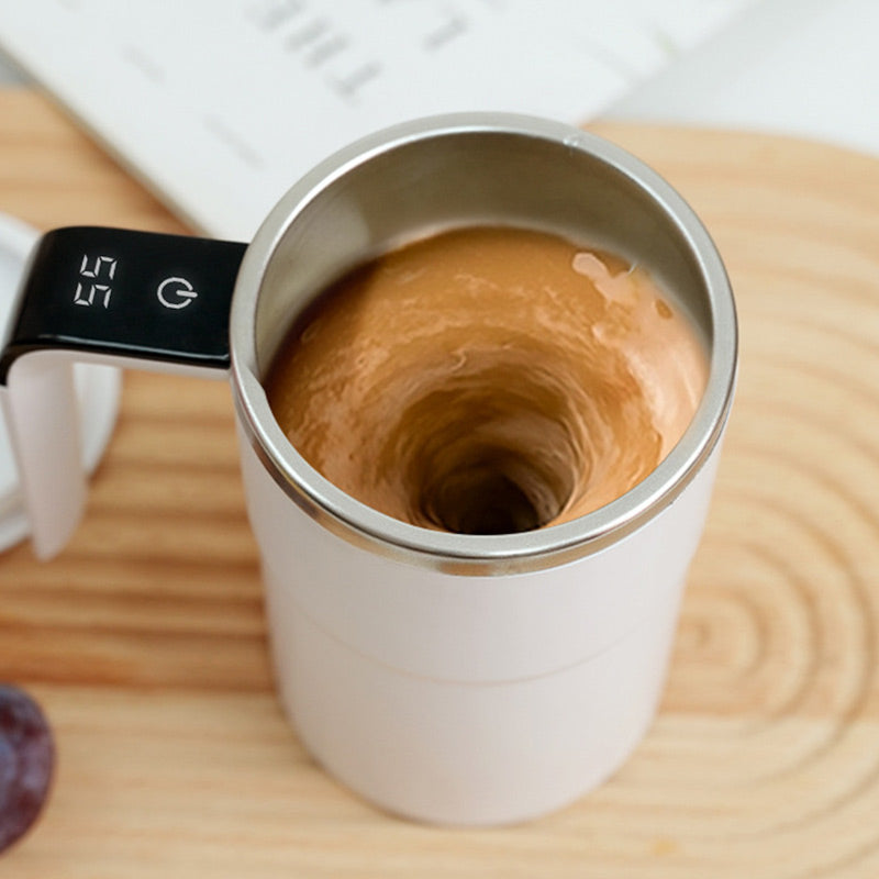 ☕ Rechargeable Automatic Magnetic Stirring Coffee Mug Set
