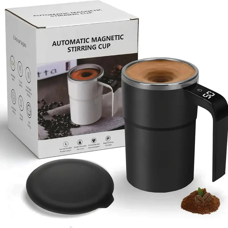 ☕ Rechargeable Automatic Magnetic Stirring Coffee Mug Set