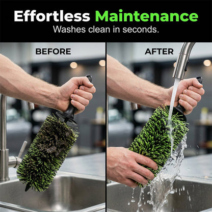 Zorveko 🧼Wheel Barrel Cleaning Brush – Deep Reach Microfiber for Rims 8