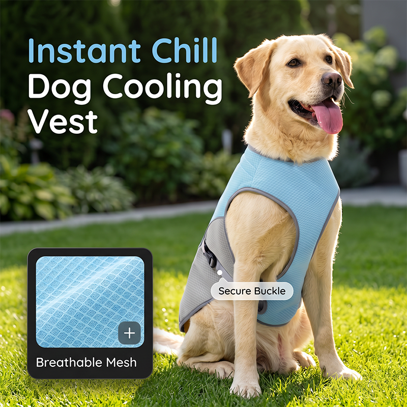 Zorveko Dog Cooling Vest Harness For Summer – perfect for walks, beach or travel 1