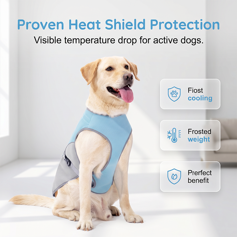 Zorveko Dog Cooling Vest Harness For Summer – perfect for walks, beach or travel 3