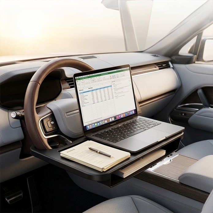 Zorveko 2-in-1 Car Steering Wheel Desk & Seat Gap Organizer Tray image_with_text_QwNQUL:image:0