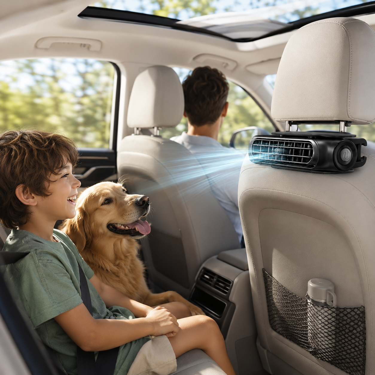 Zorveko Rechargeable Car Seat Cooling Fans image_with_text_QwNQUL:image:0