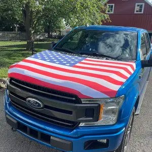 Zorveko 🇺🇸 Universal American Hood Flag Cover - Fits Most Cars, SUVs & Pickups testimonials_HYFz9F:image:1
