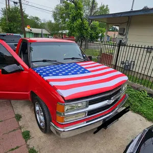 Zorveko 🇺🇸 Universal American Hood Flag Cover - Fits Most Cars, SUVs & Pickups testimonials_HYFz9F:image:2