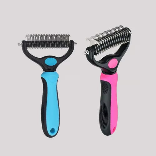Zorveko 2-in-1 Pet Grooming Rake – Detangle, Deshed & Smooth Fur Easily final