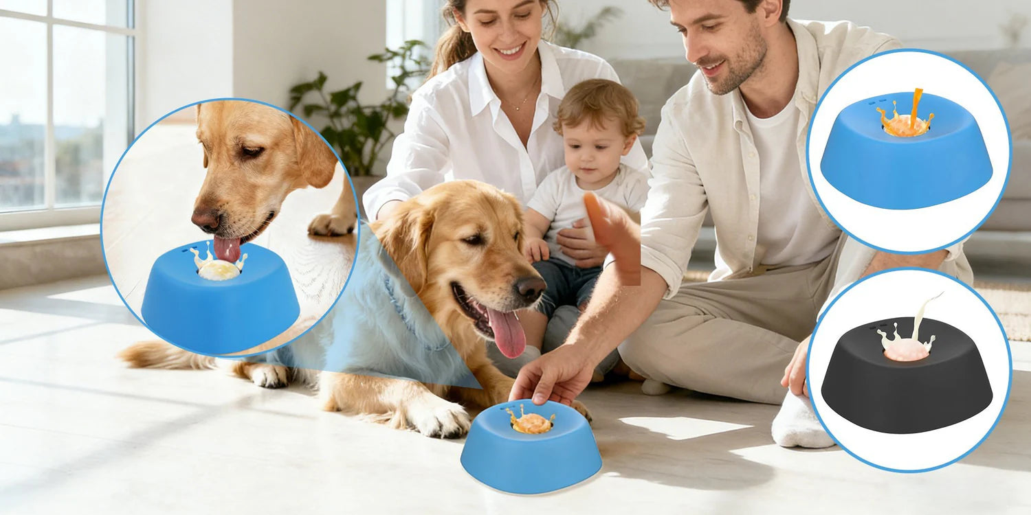Zorveko Roll-N-Lick Dog Bowl: The Ultimate Liquid Treat Feeder hero
