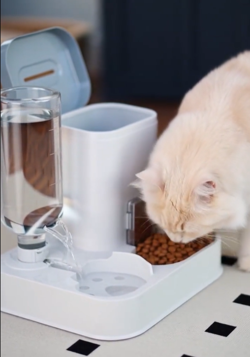 Zorveko Automatic Cat & Dog Feeder Dispenser with Integrated, Pet One-Piece Design testimonials_HYFz9F:image:2