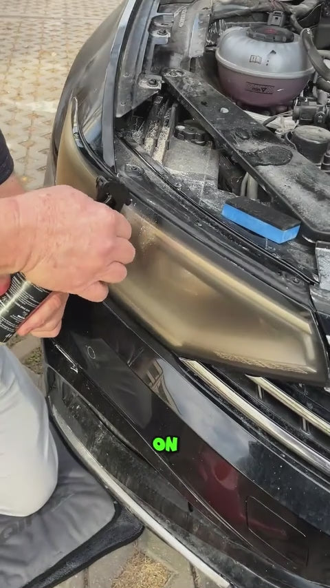 Zorveko 🚘 Automotive Headlamp Restoration Fluid, Clears Oxidation, Yellowing & UV Protection image_with_text_mDxXKe:image:0