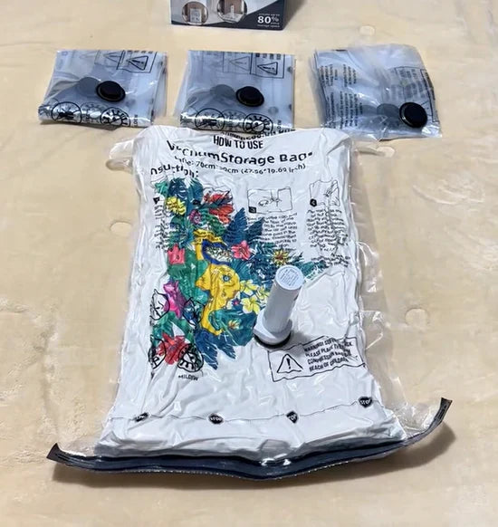 Zorveko Cordless Travel Vacuum Storage Compression Bag Set testimonials_HYFz9F:image:1
