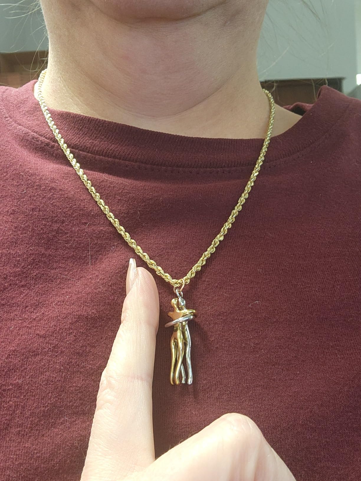 Zorveko Sweet Embrace Pendant, Adjustable Silver Chain testimonials_HYFz9F:image:2