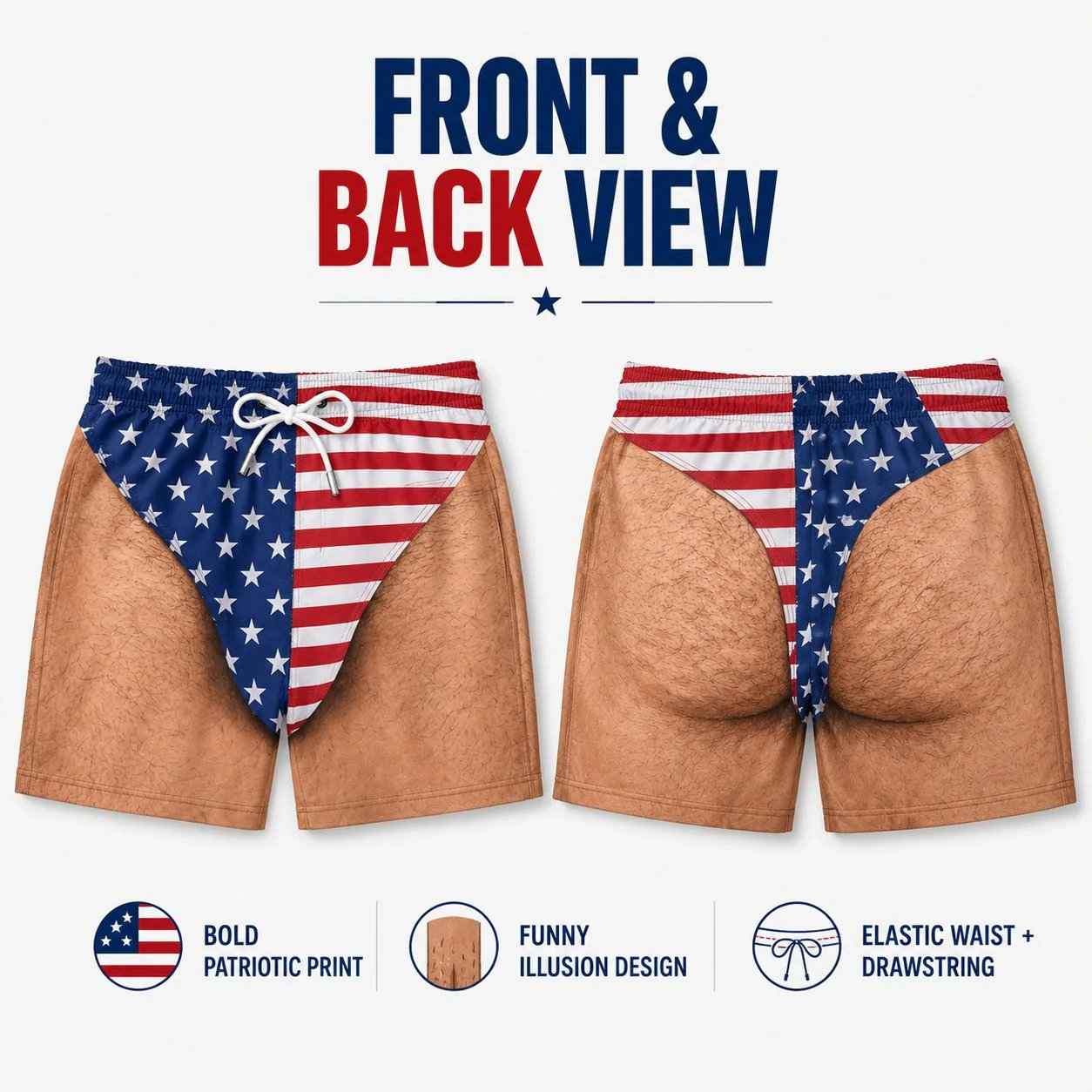 Zorveko Custom Funny Patriotic Men Swim Trunks image_with_text_QwNQUL:image:0