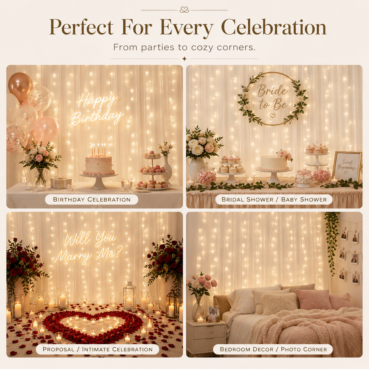 Zorveko Dreamy Tulle Curtain Lights Set image_with_text_6L7DaR:image:0