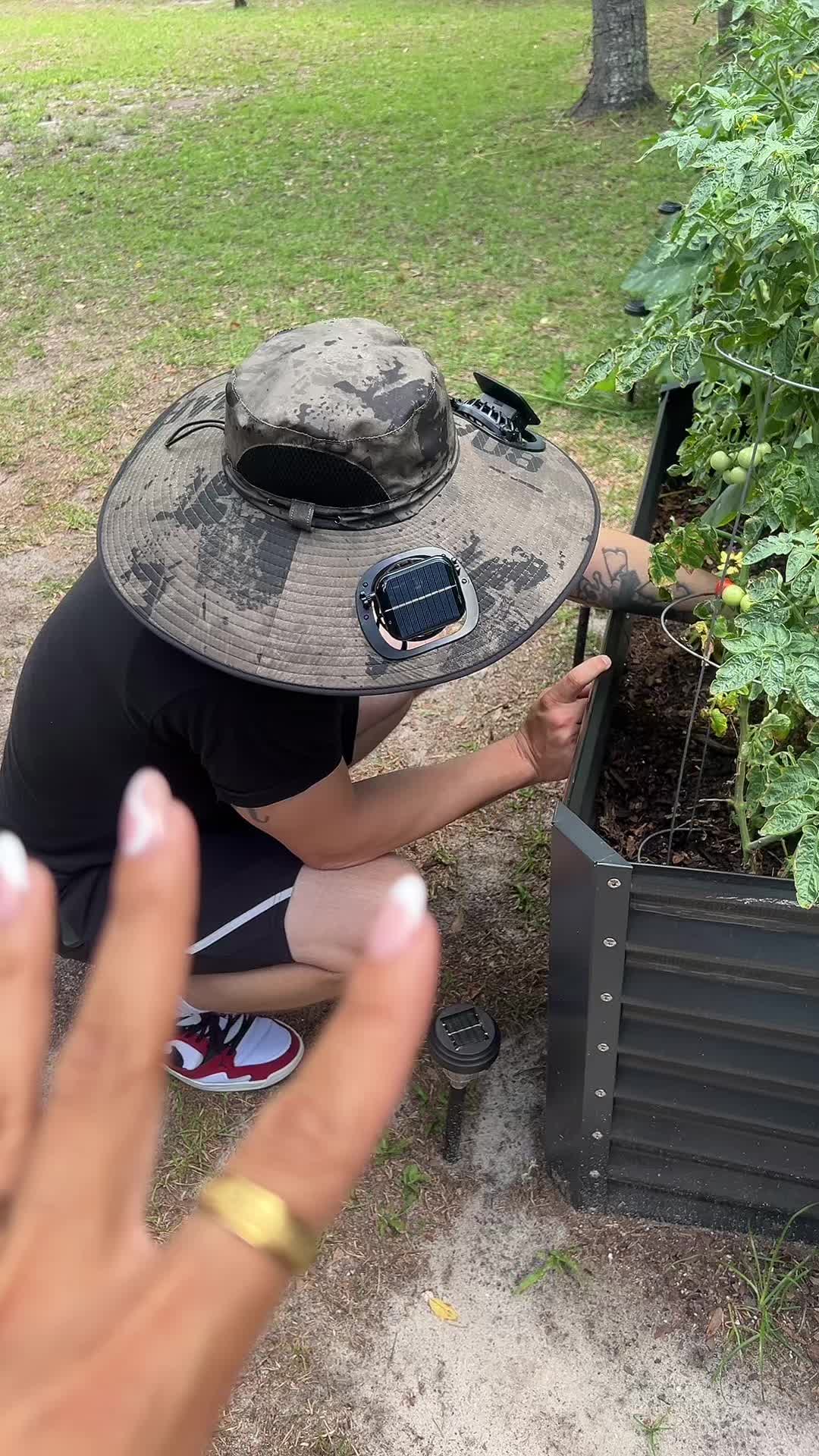 Zorveko Dual Solar/USB Powered Fan Safari Hat testimonials_HYFz9F:image:1