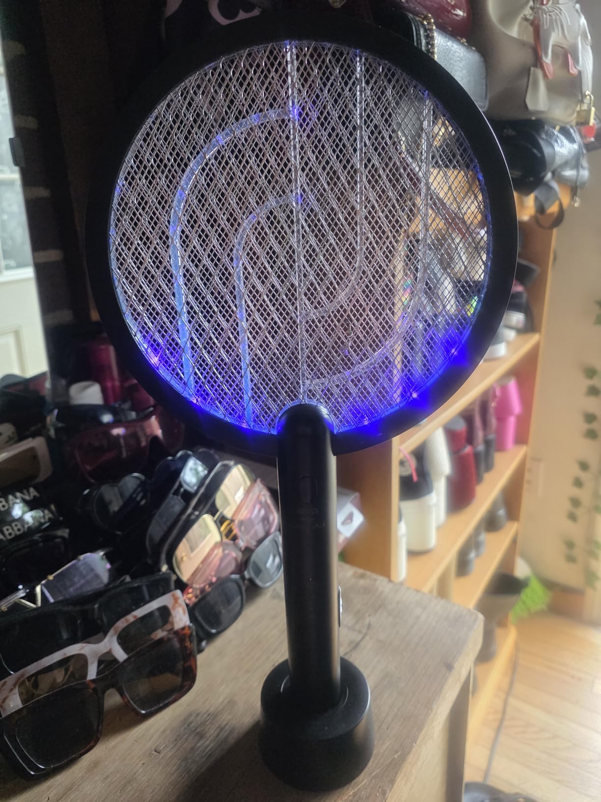 Zorveko Foldable Electric Fly Swatter Racket– USB Rechargeable testimonials_HYFz9F:image:0