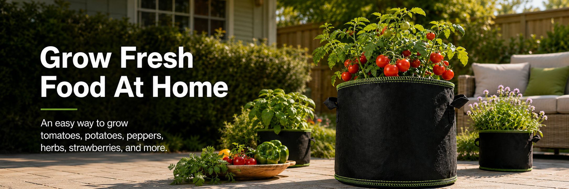 Zorveko 5-Pack 5 Gallon Grow Bags slideshow_hero_3ityek:image:0