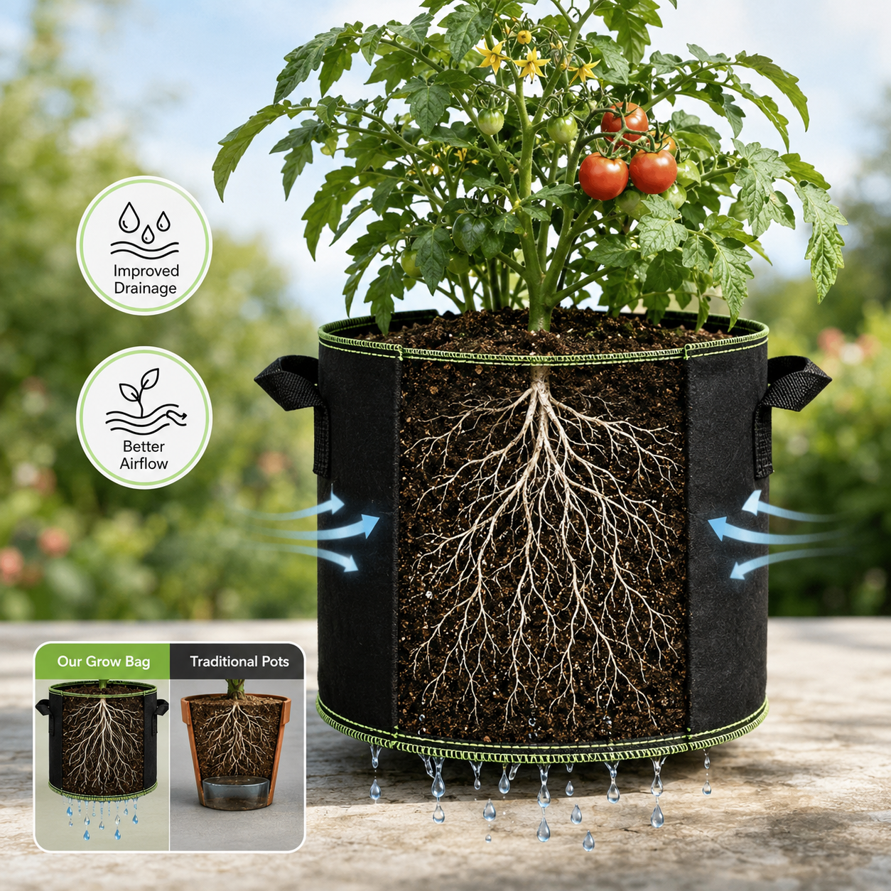 Zorveko 5-Pack 5 Gallon Grow Bags image_with_text_6L7DaR:image:0