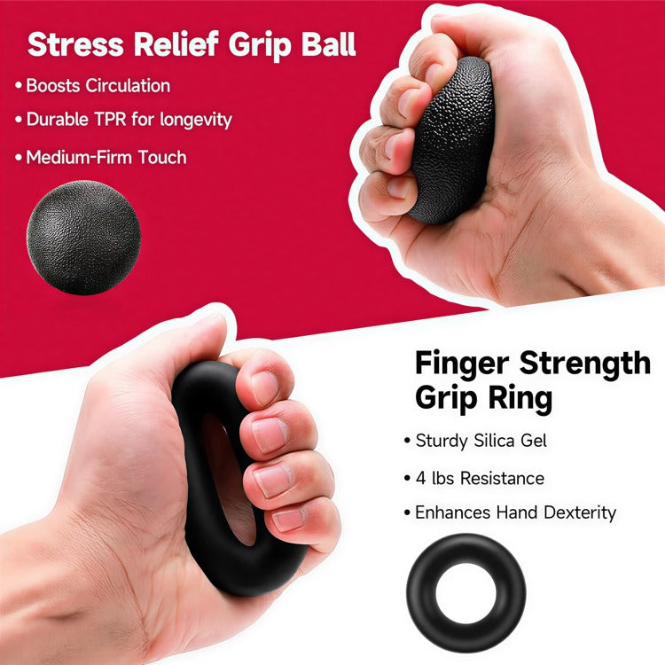 Zorveko Hand Grip Strengthener Kit 5 Pack image_with_text_QwNQUL:image:0