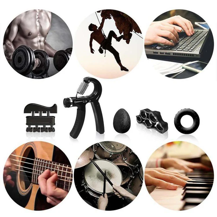 Zorveko Hand Grip Strengthener Kit 5 Pack image_with_text_6L7DaR:image:0
