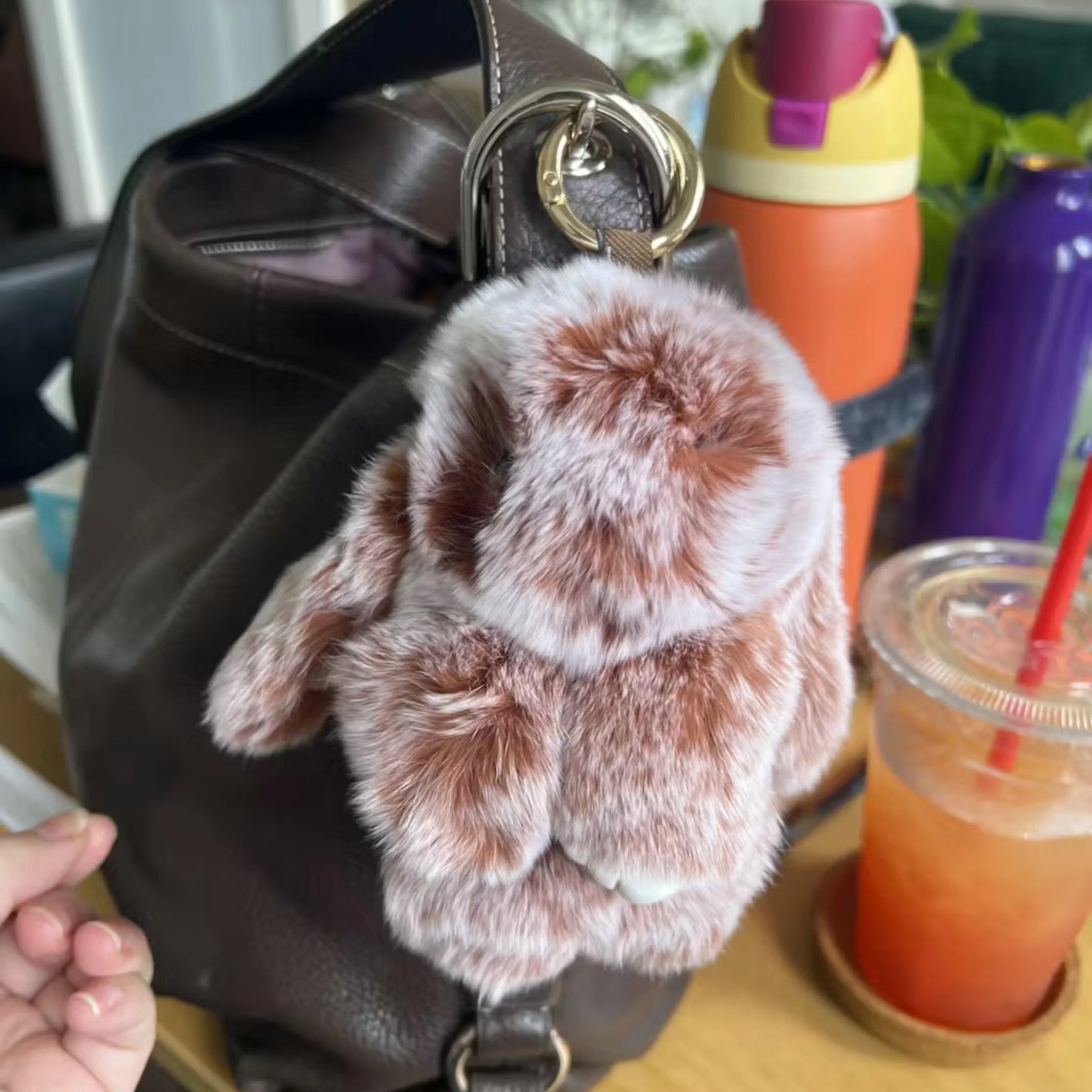 Zorveko Handcrafted Soft Bunny Charm: Adorable Plush Rabbit Toy Keychain testimonials_7HT3f4:image:1