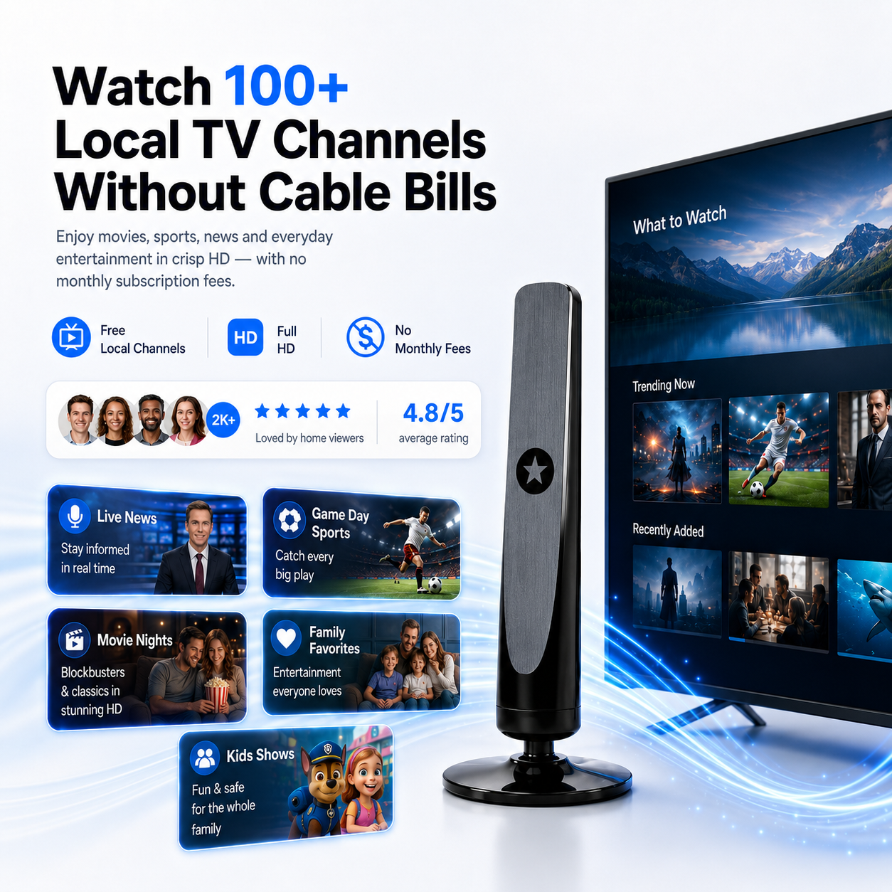 Zorveko HD TV Antenna – No Subscription, Easy Setup slideshow_hero_3ityek:image:1