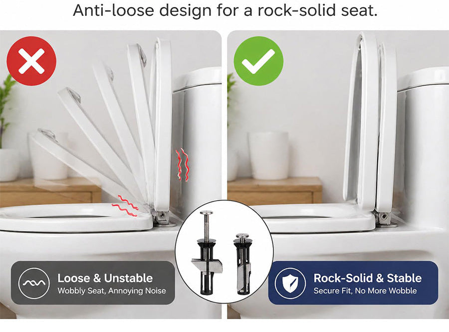 Zorveko Heavy Duty Toilet Seat Fastener Bolt Kit (A Set of 2 Pcs) results_XtXqj7:image:0