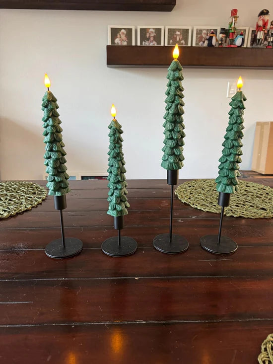 Zorveko LED Green Tree Taper Candle Stick Set testimonials_Gef6tX:image:1
