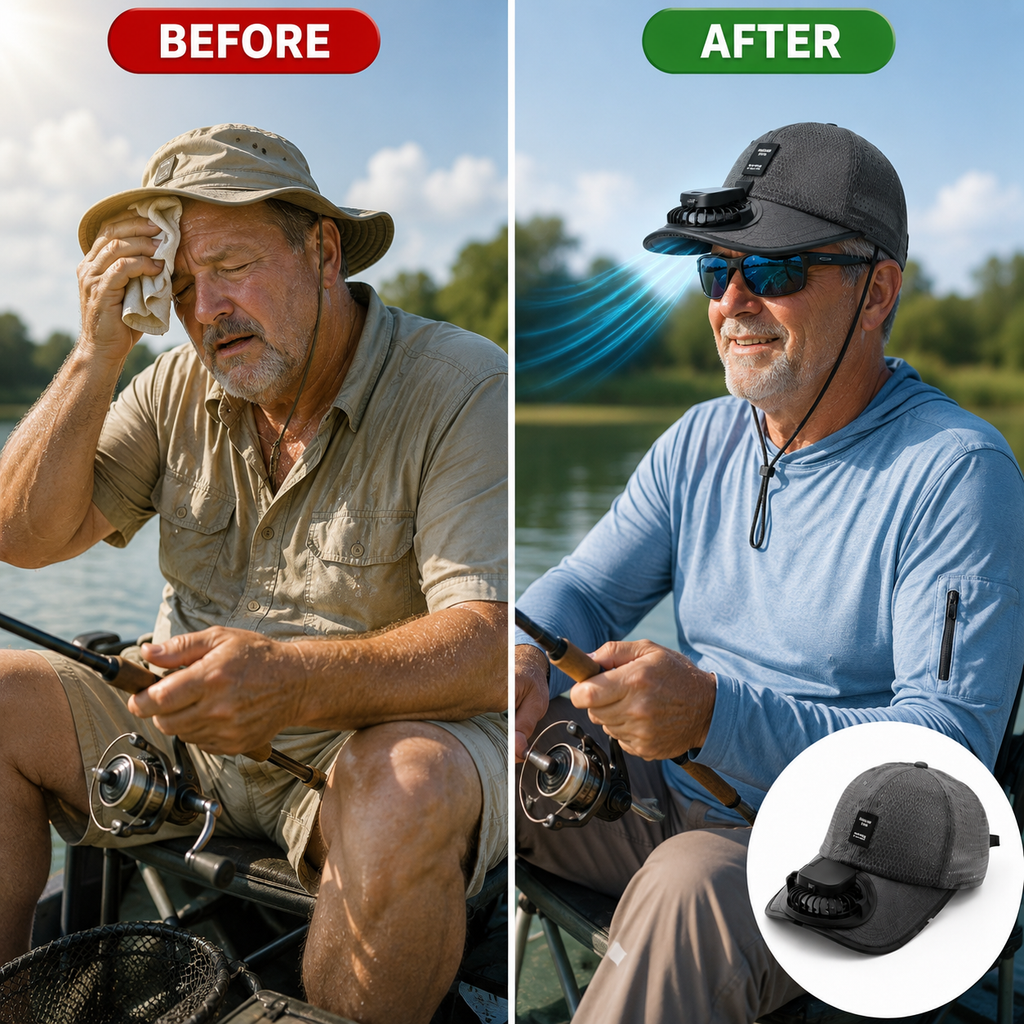 Zorveko Cooling Solar Fan Hat – UV Protection & Breathable Mesh image_with_text_6L7DaR:image:0