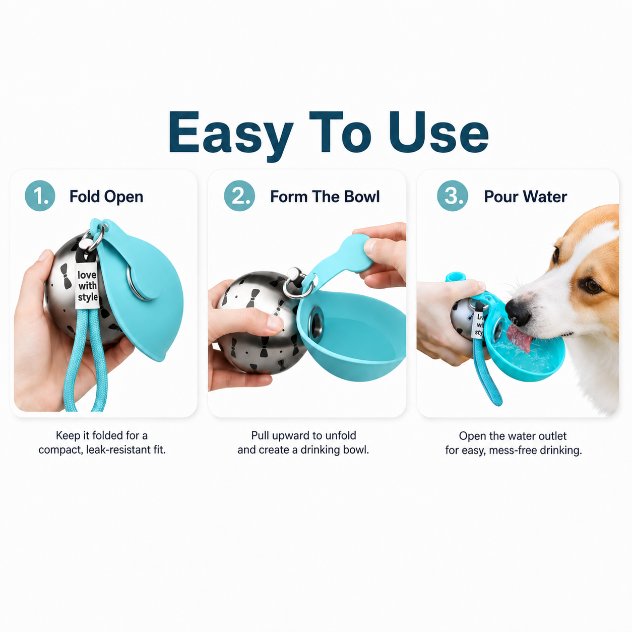 Zorveko 2-in-1 Portable Dog Water Bottle - Leak-Proof & Compact image_with_text_6L7DaR:image:0