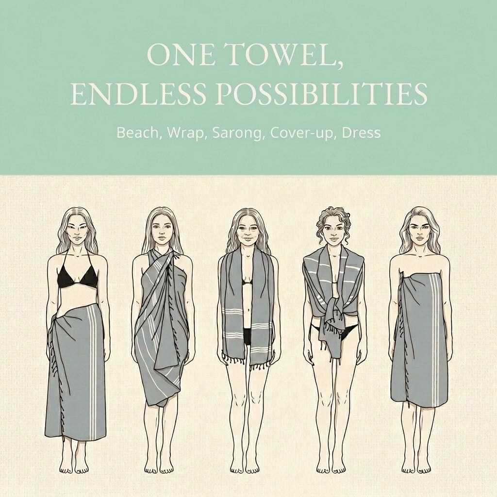Zorveko Sand-Resistant Beach Towel for Comfortable Summer Days image_with_text_QwNQUL:image:0