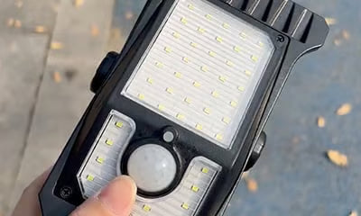 Zorveko Solar Motion Sensor Lights Auto On/Off, Weatherproof & Powerful testimonials_HYFz9F:image:2