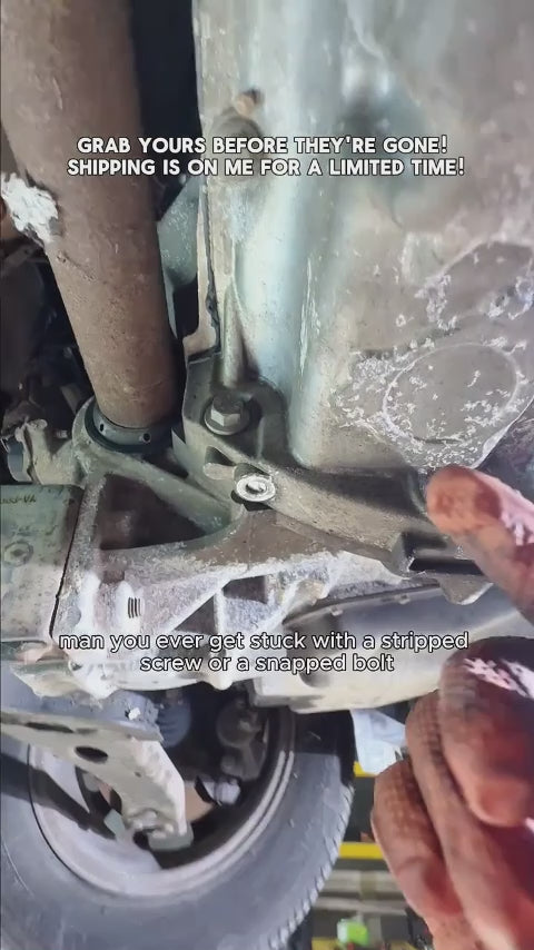 Zorveko 🛠️ Stripped Broken Screw Remover, 🔩6 Counts Set Easy Out Bolt Extractor image_with_text_mDxXKe:image:0