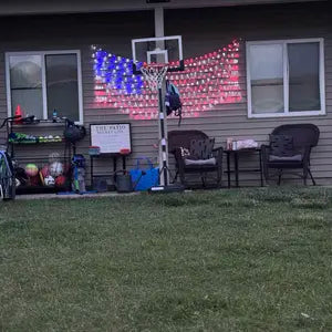 Zorveko Solar American Flag Lights Outdoor American Flag Net Lights testimonials_HYFz9F:image:1