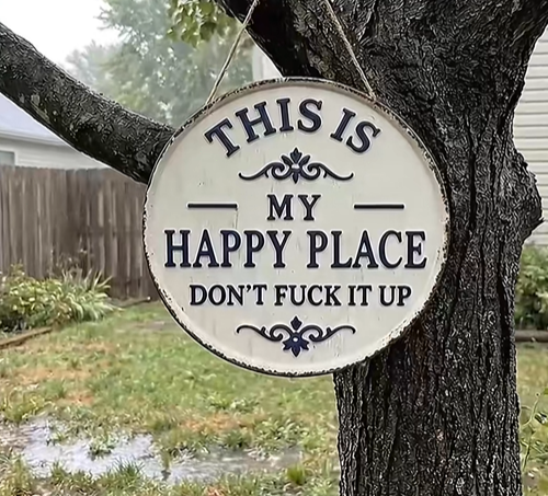 Zorveko “This Is My Happy Place” Door Sign testimonials_HYFz9F:image:2