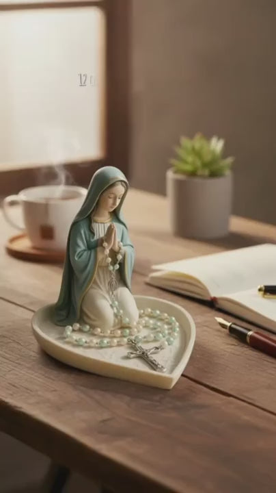 Zorveko Virgin Mary Rosary Holder - With Necklace image_slider_7WXjwE:image:0