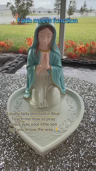 Zorveko Virgin Mary Rosary Holder - With Necklace image_slider_7WXjwE:image:1