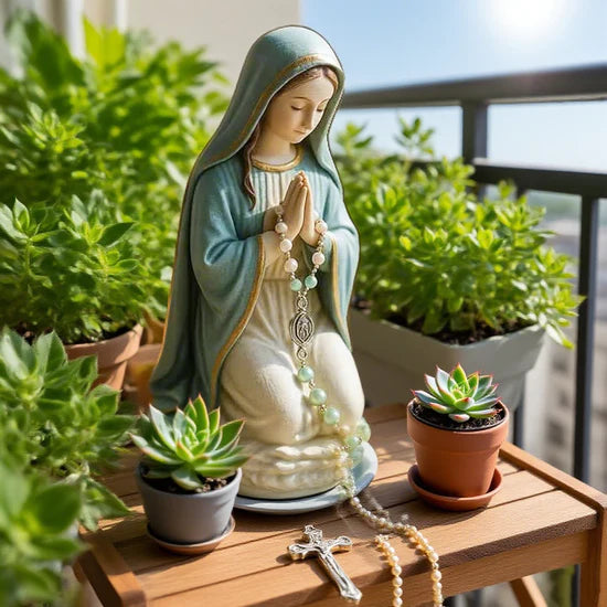 Zorveko Virgin Mary Rosary Holder - With Necklace multicolumn_kAPHWF:image:1