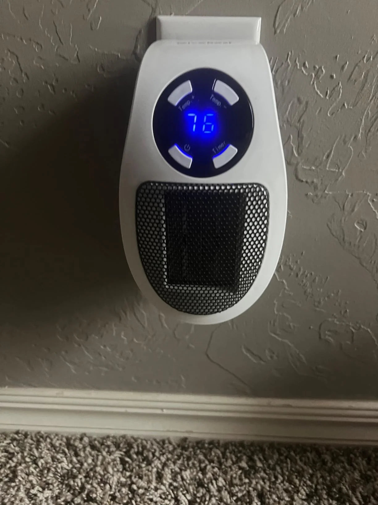 Zorveko 🔥Wall Outlet Space Heater with LED Display testimonials_HYFz9F:image:2